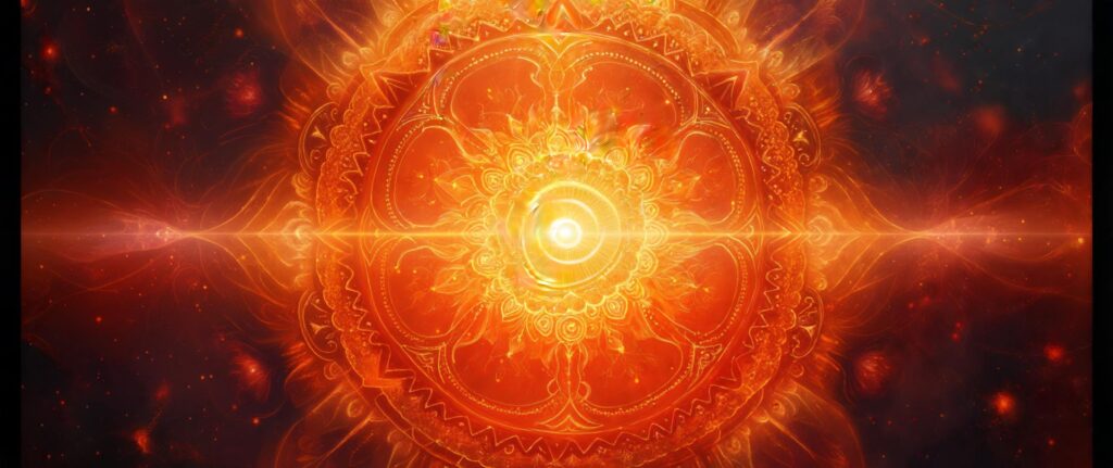 mandala orange